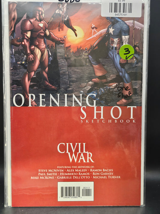 #1 Civil War Opening Shot Sketchbook (2006)