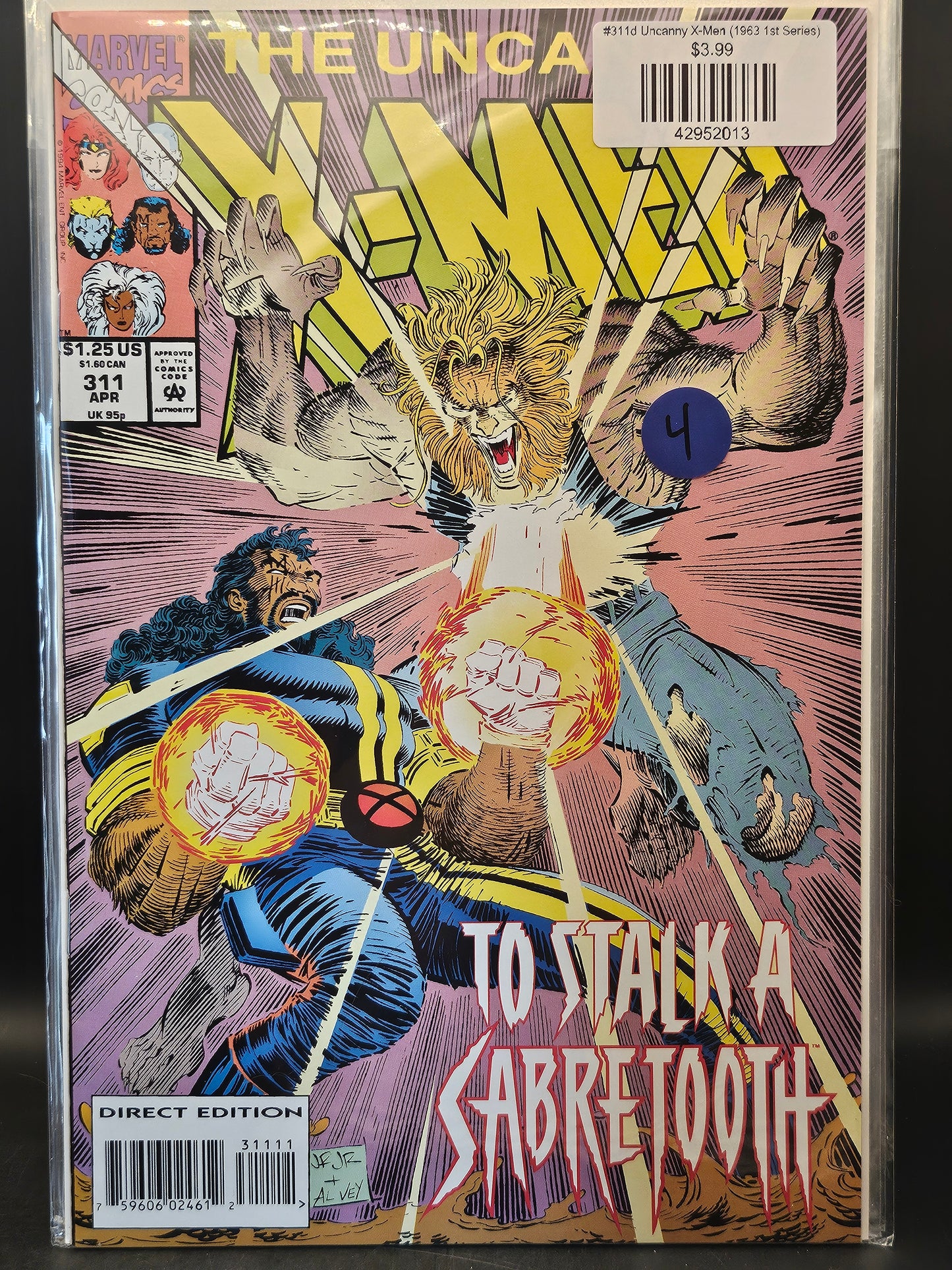 #311d Uncanny X-Men (1963 1st Series)