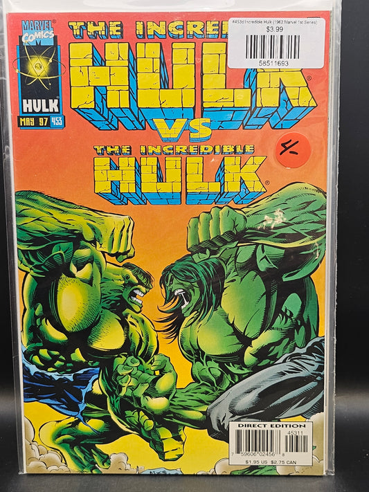 #453d Incredible Hulk (1962 Marvel 1st Series)