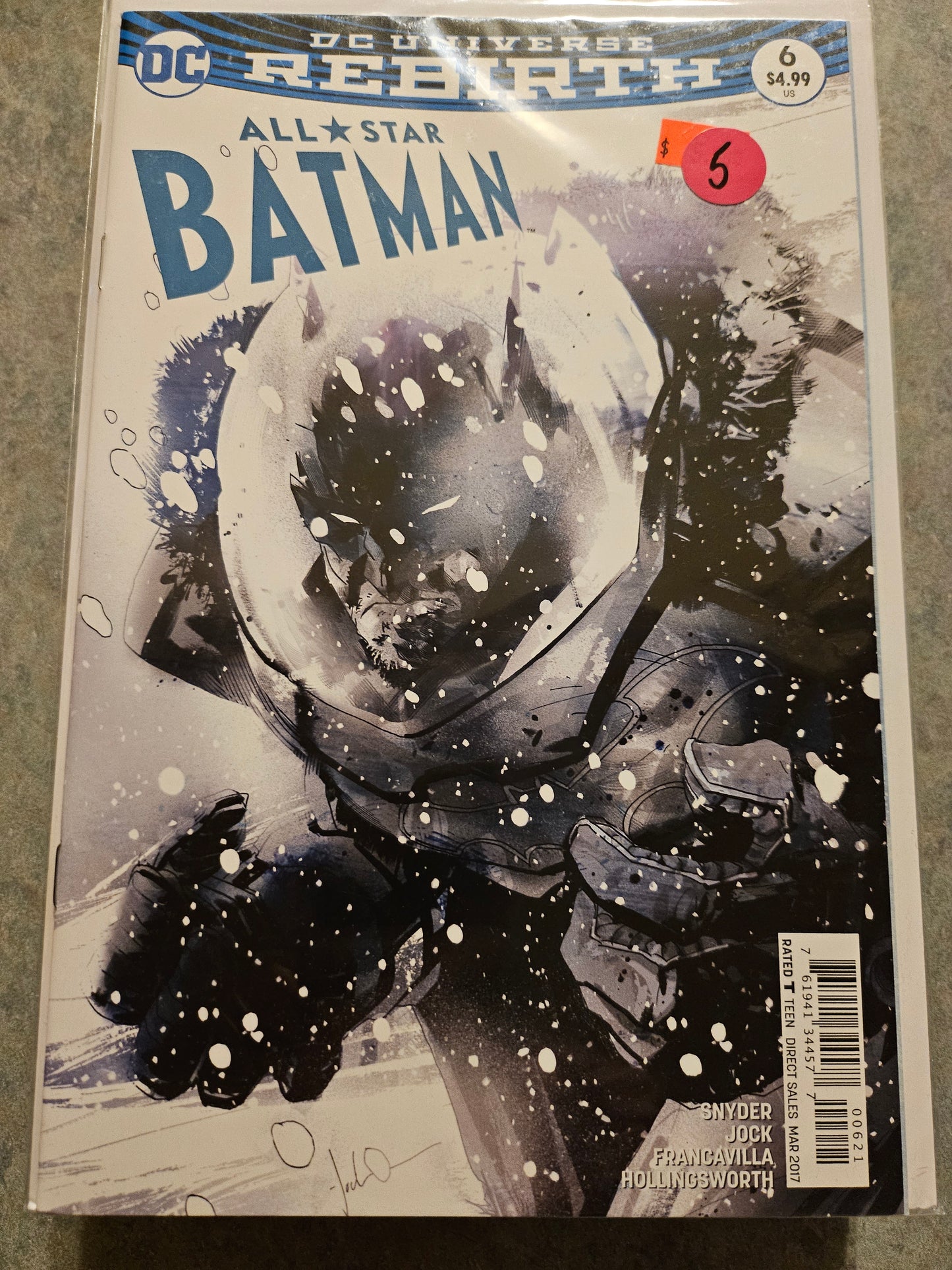 All Star Batman – DC Comics – (2016–2017) – Volume 1 – Limited Series – #6 - Cover A and B