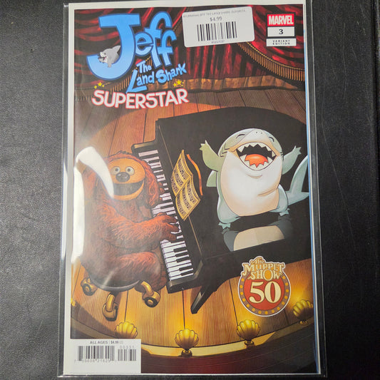 #3 (Matteo) JEFF THE LAND SHARK: SUPERSTAR (MATTEO LOLLI MUPPETS VARIANT)
