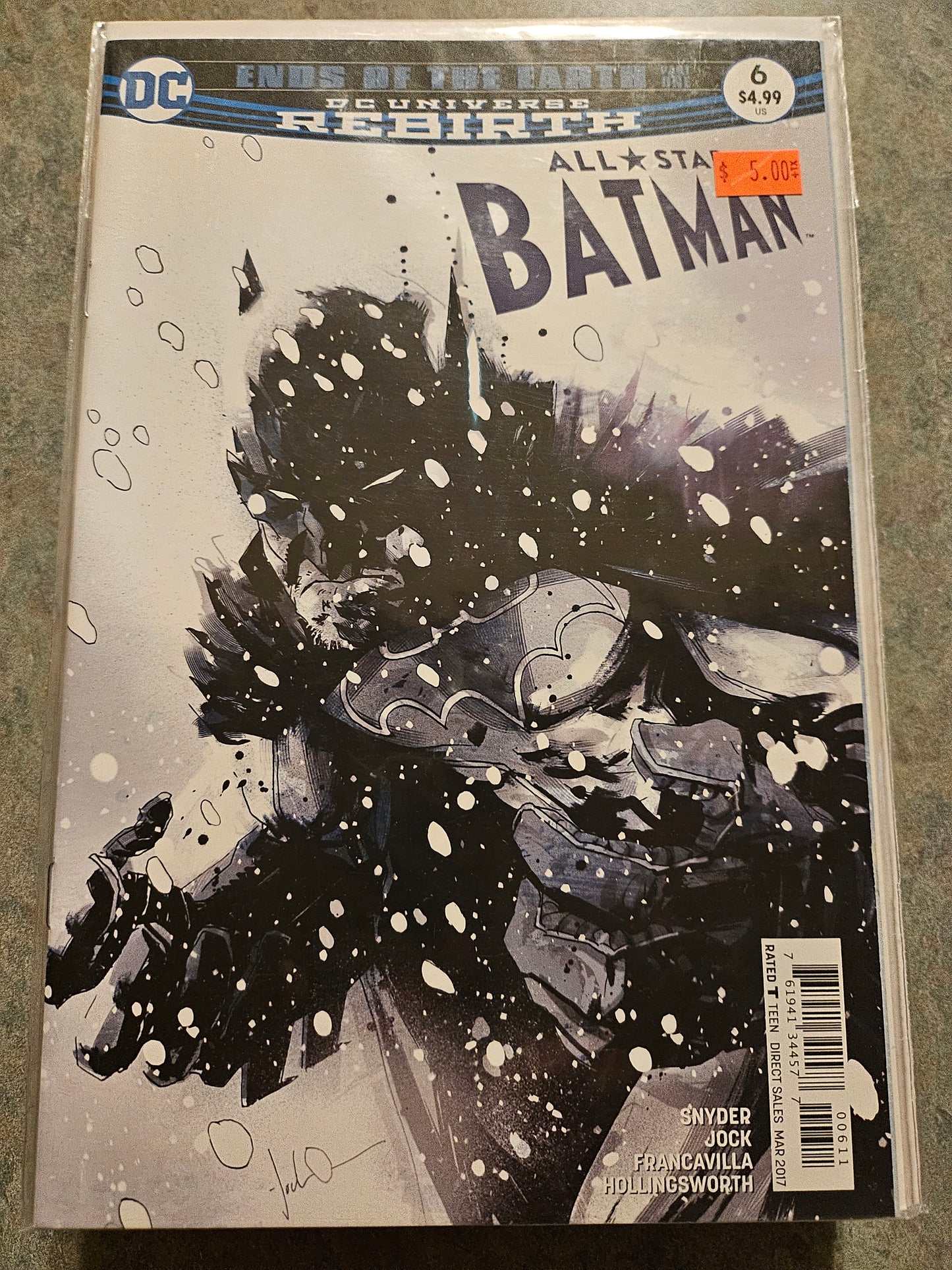 All Star Batman – DC Comics – (2016–2017) – Volume 1 – Limited Series – #6 - Cover A and B