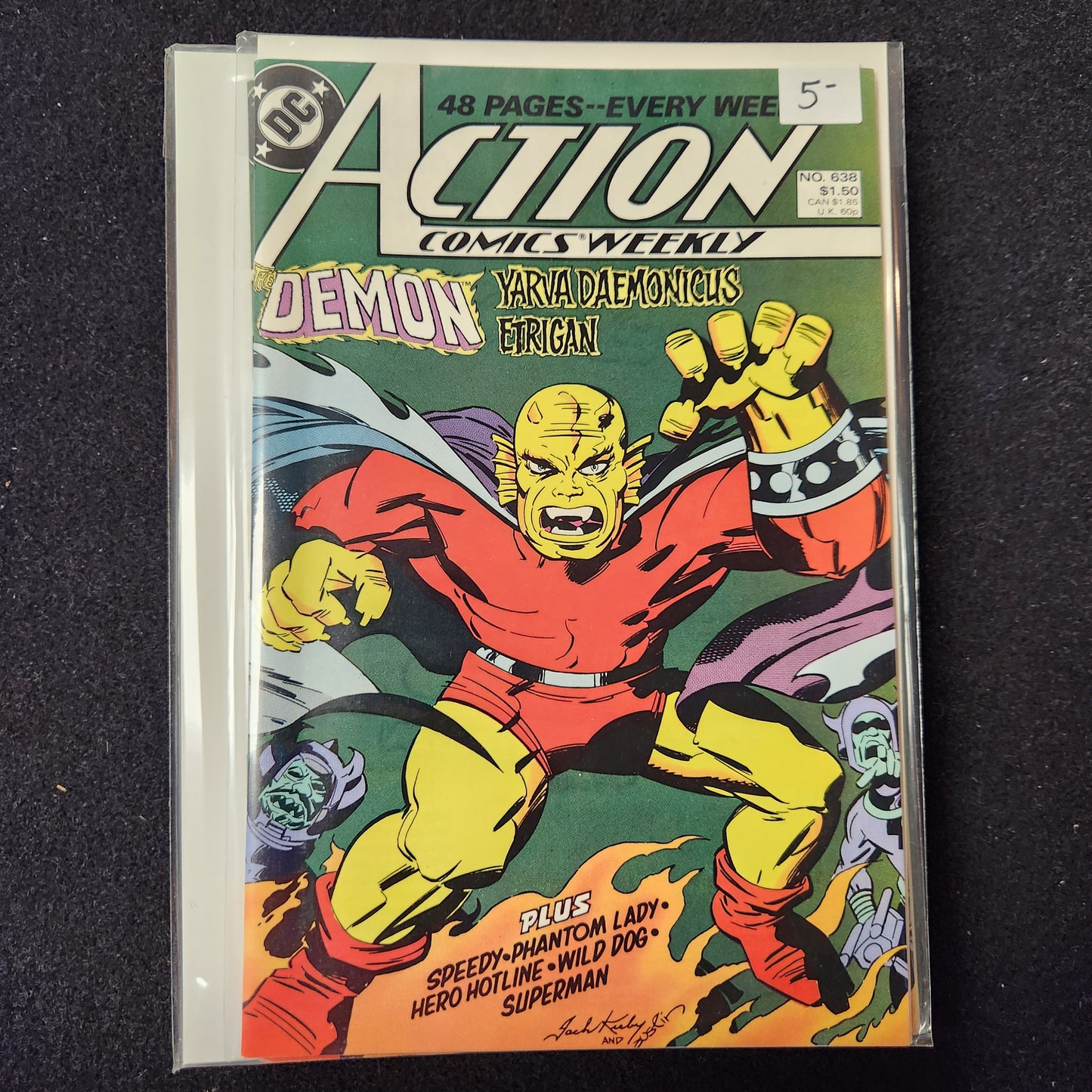 Action Comics #638 - Featuring The Demon (DC 1989)