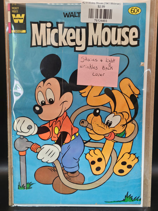 #218 Mickey Mouse (1941 Whitman)