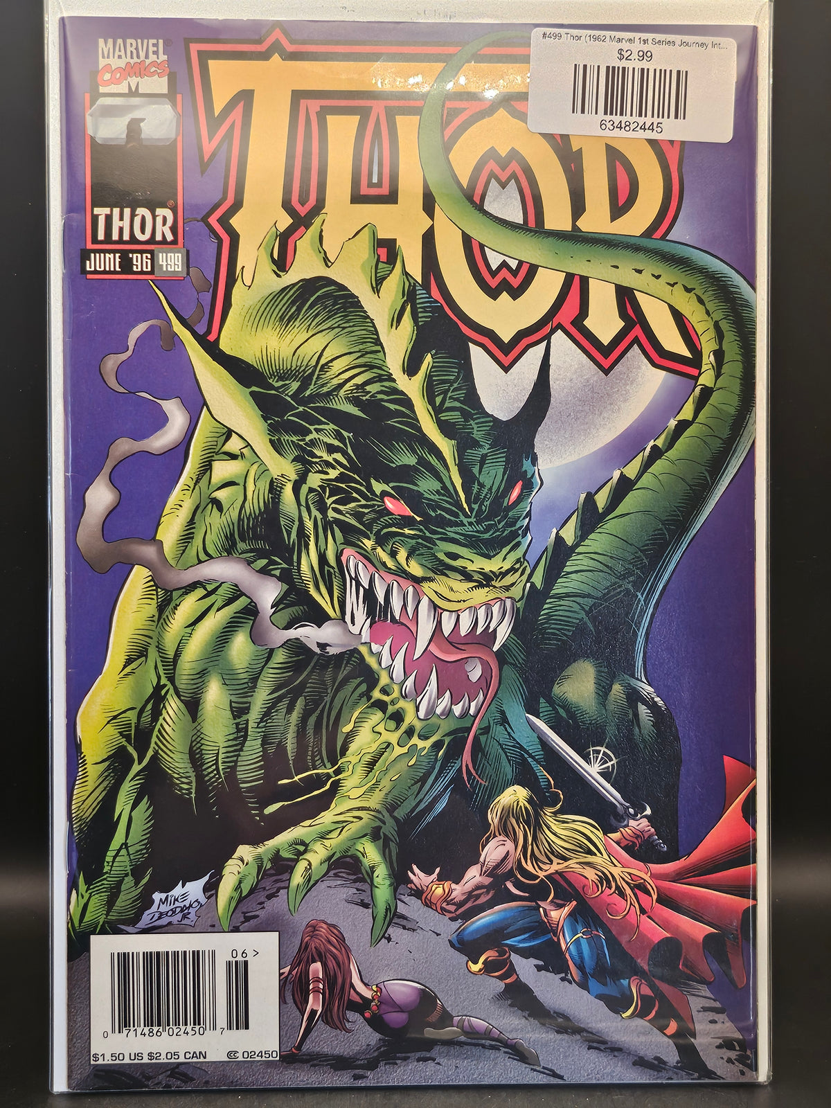 #499 Thor (1962 Marvel 1st Series Journey Into Mystery)