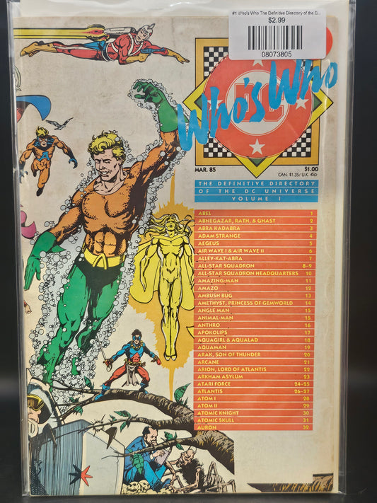 #1 Who's Who The Definitive Directory of the DC Universe (1985)