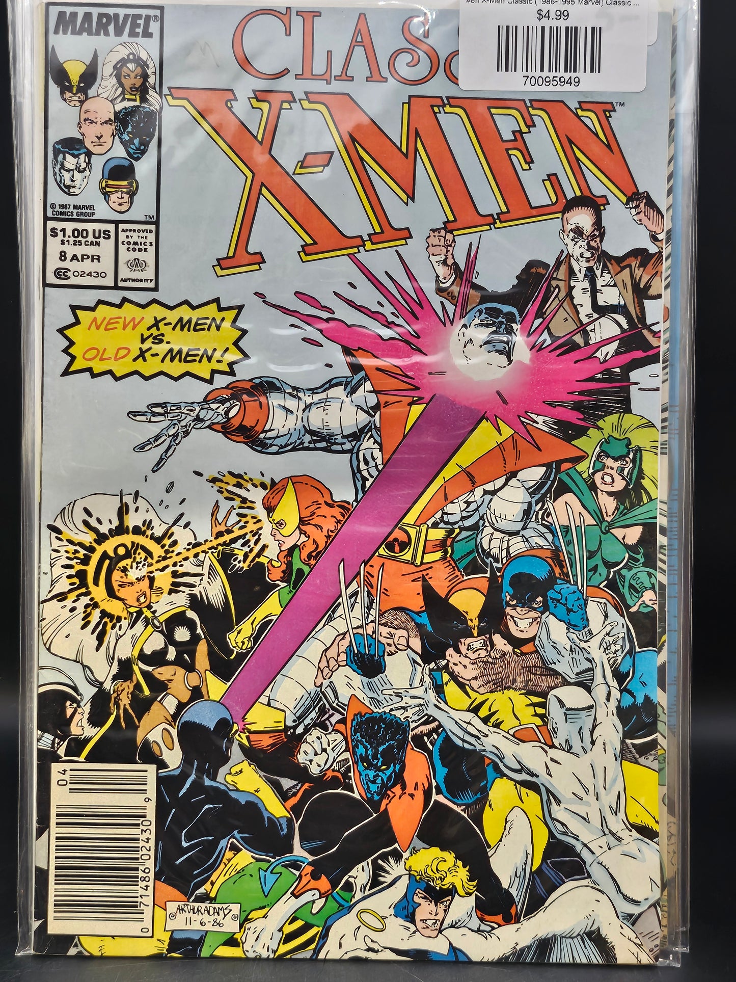 #8n X-Men Classic (1986-1995 Marvel) Classic X-Men