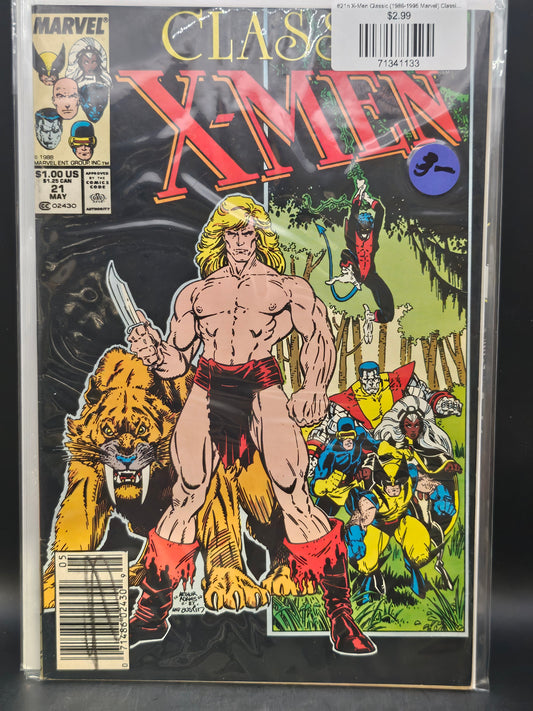 #21n X-Men Classic (1986-1995 Marvel) Classic X-Men