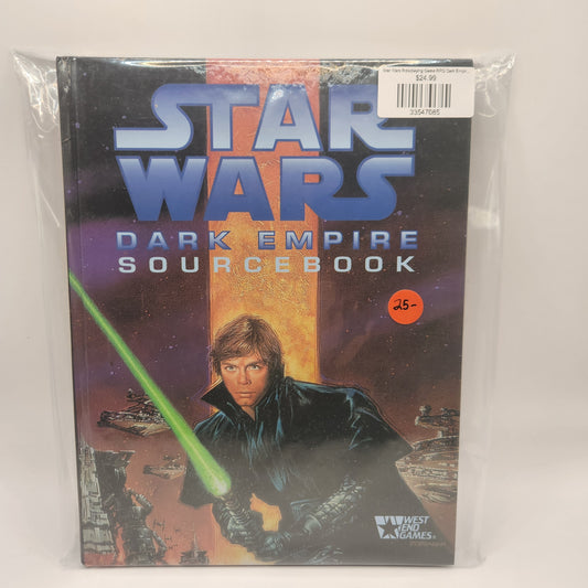 Star Wars Roleplaying Game RPG Dark Empire Sourcebook Hardcover 1993