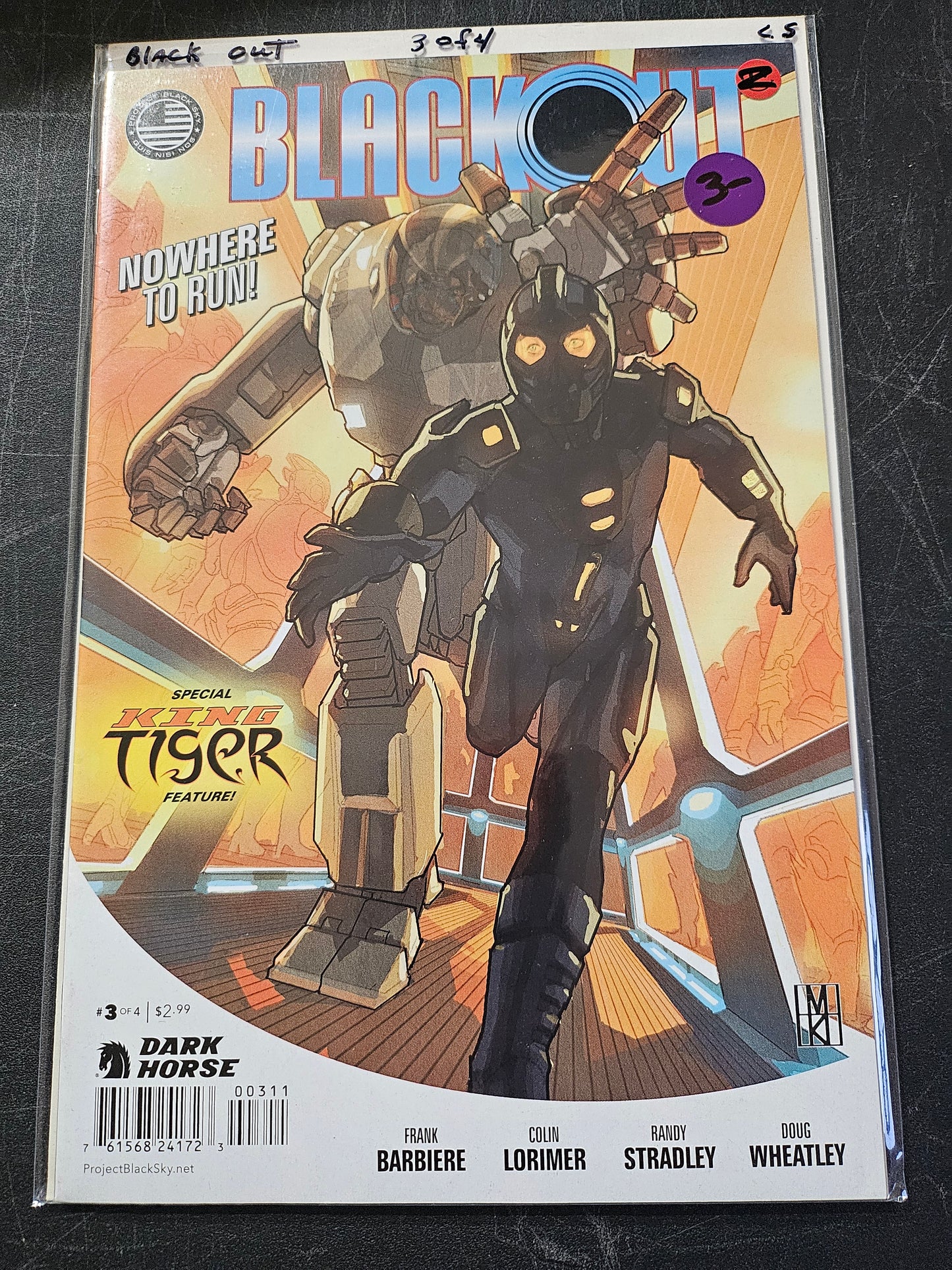 Blackout – Dark Horse Comics – (2014) – Volume 1 – Limited Series - #3 of 4