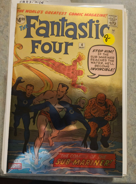 111.101 – #4 – facsimile – Fantastic Four 1961–1996 1–416
