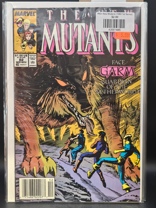 #82n New Mutants (1983 1st Series)