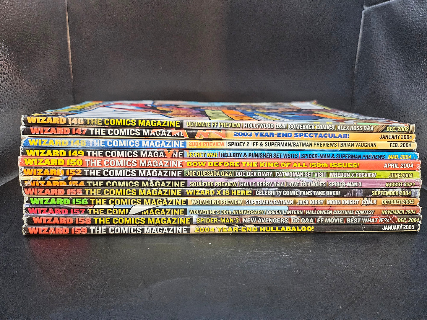 Wizard Magazines #146 147 148 149 150 152 154 155 156 157 158 159