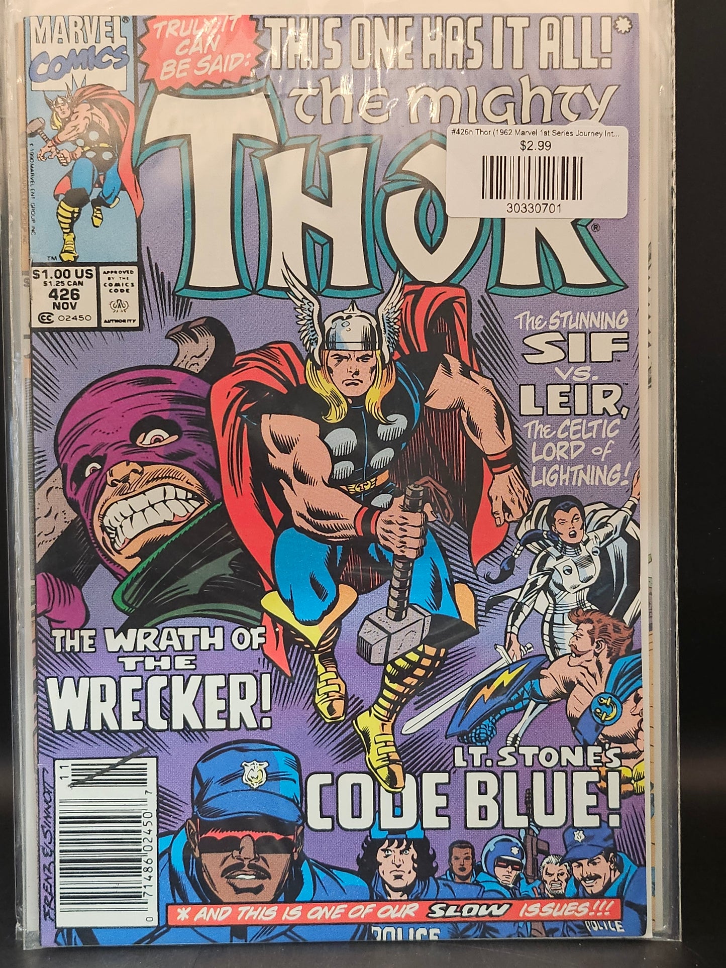 #426n Thor (1962 Marvel 1st Series Journey Into Mystery)