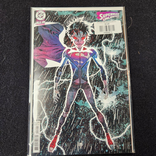 #12B (GUILLEM MARCH) SUPERMAN UNLIMITED (CARD STOCK VAR) (THE REIGN OF THE SUPERBOYS)