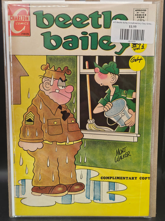 #73 Beetle Bailey Complimentary Copy Giveaway (1970 Charlton)