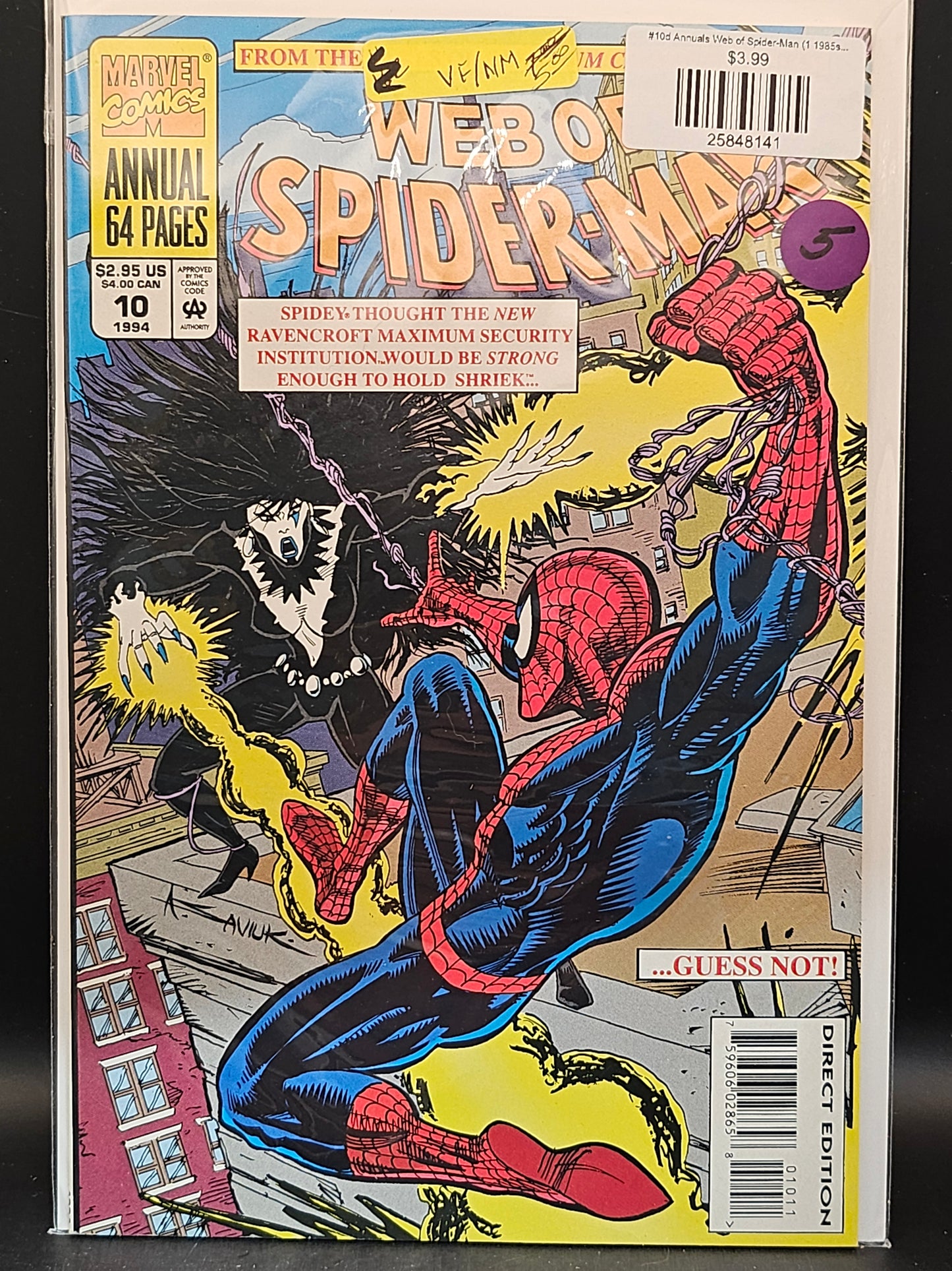 #10d Annuals Web of Spider-Man (1985 1st Series)