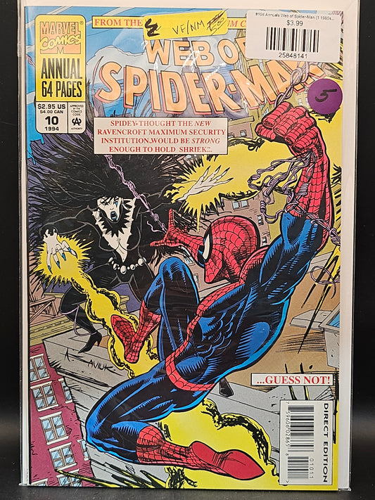 #10d Annuals Web of Spider-Man (1985 1st Series)