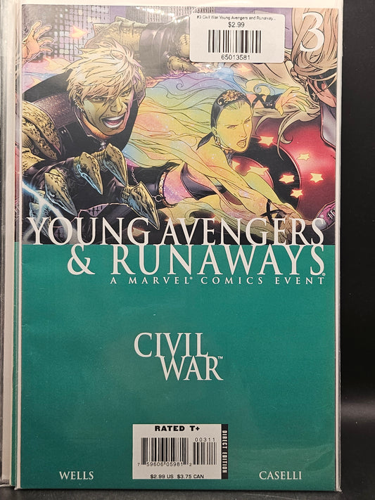 #3 Civil War Young Avengers and Runaways (2006)