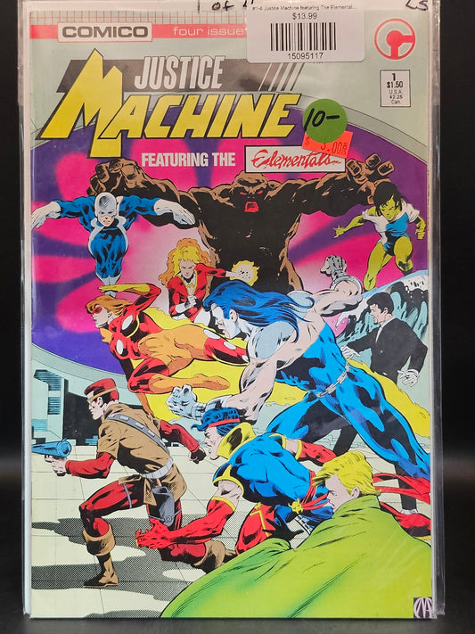 #1-4 Justice Machine featuring The Elementals (1986)