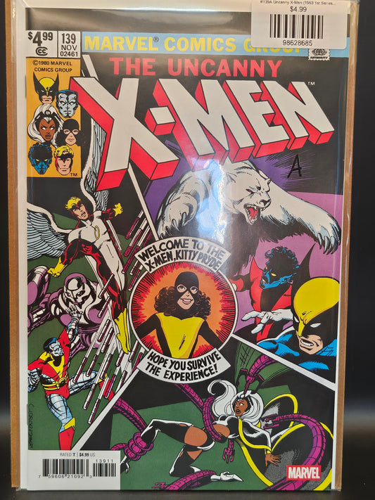 #139A Uncanny X-Men (1963 1st Series) Facsimile Edition