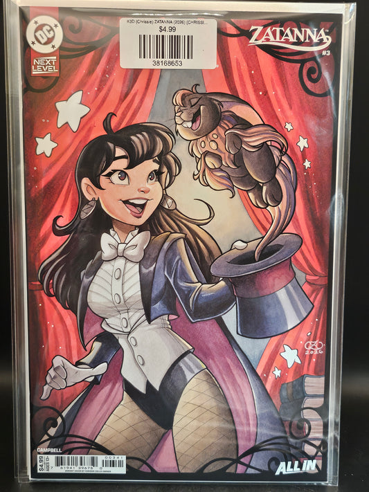 #3D (Chrissie) ZATANNA (2026) (CHRISSIE ZULLO-UMINGA CARD STOCK VAR)
