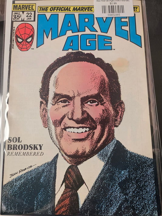 #22 Marvel Age (1983 Marvel)