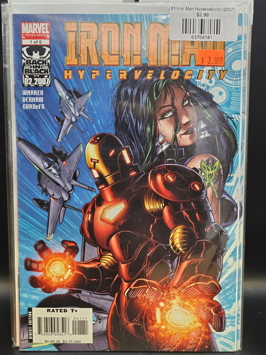 #1 Iron Man Hypervelocity (2007)