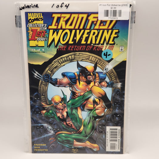 #1 Iron Fist Wolverine (2000)