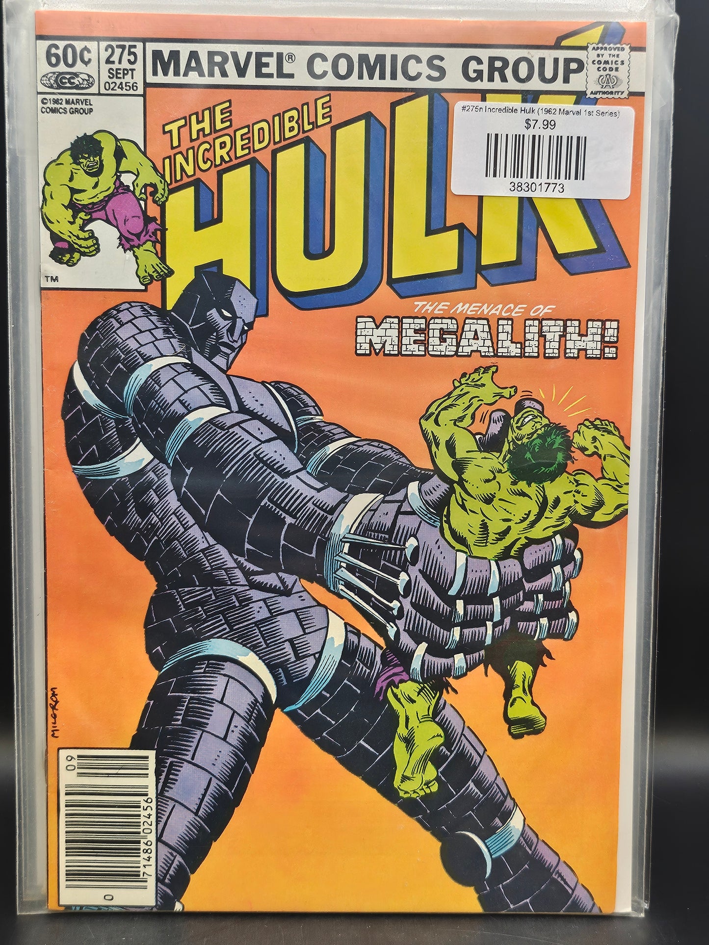 #275n Incredible Hulk (1962 Marvel 1st Series)