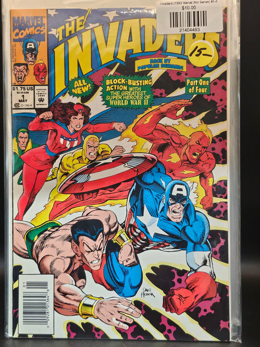 Invaders (1993 Marvel 2nd Series) #1-4