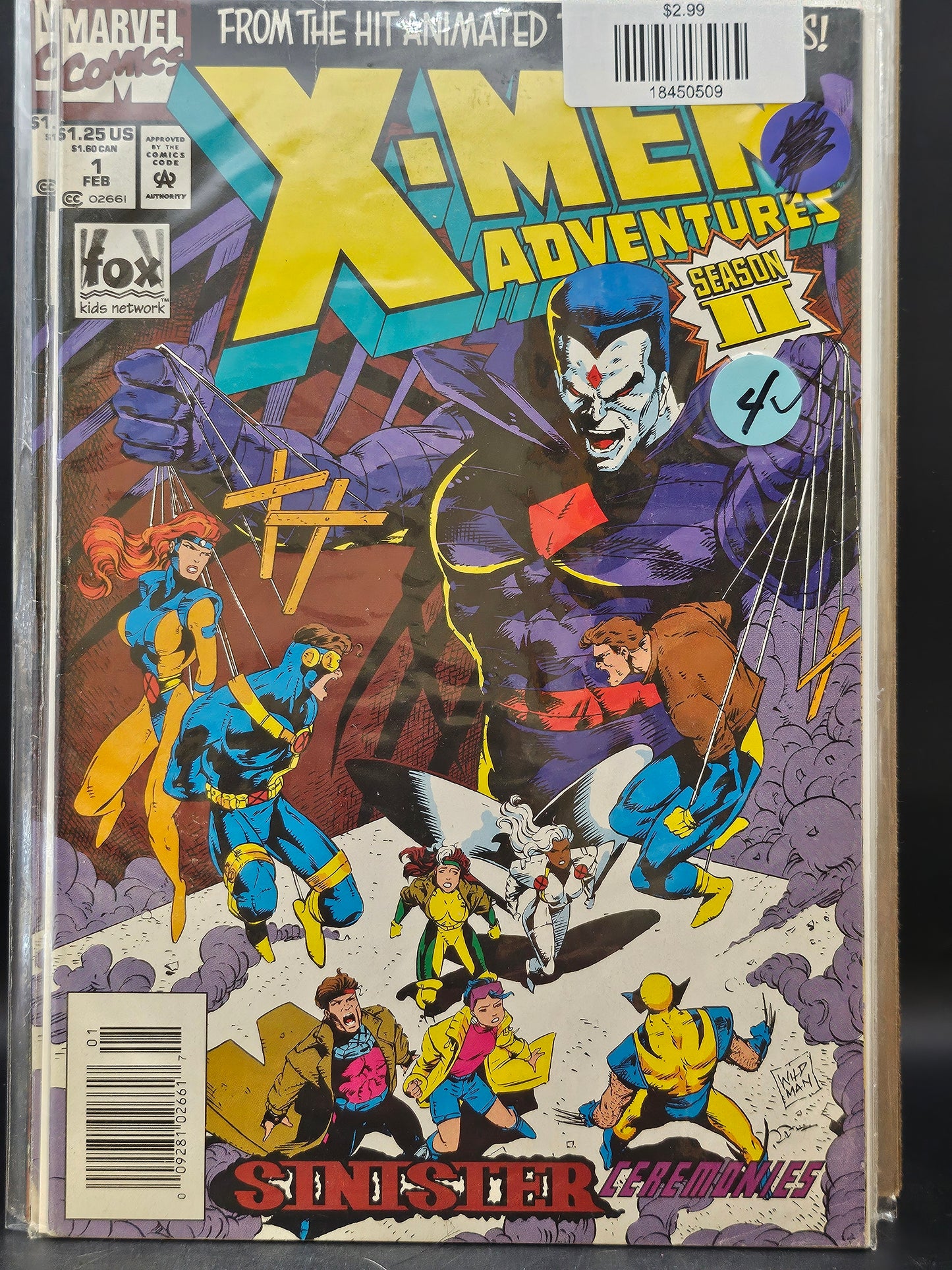 #1n X-Men Adventures (1994 Marvel) Season II