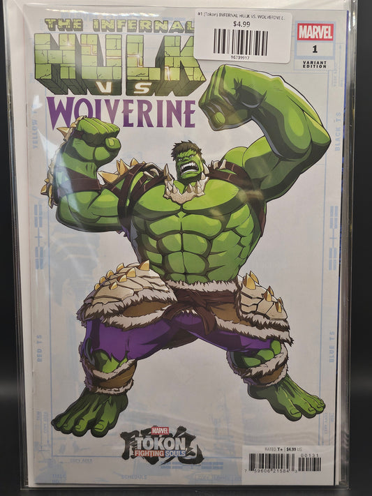 #1 (Tokon) INFERNAL HULK VS. WOLVERINE (MARVEL TOKON: FIGHTING SOULS VARIANT)