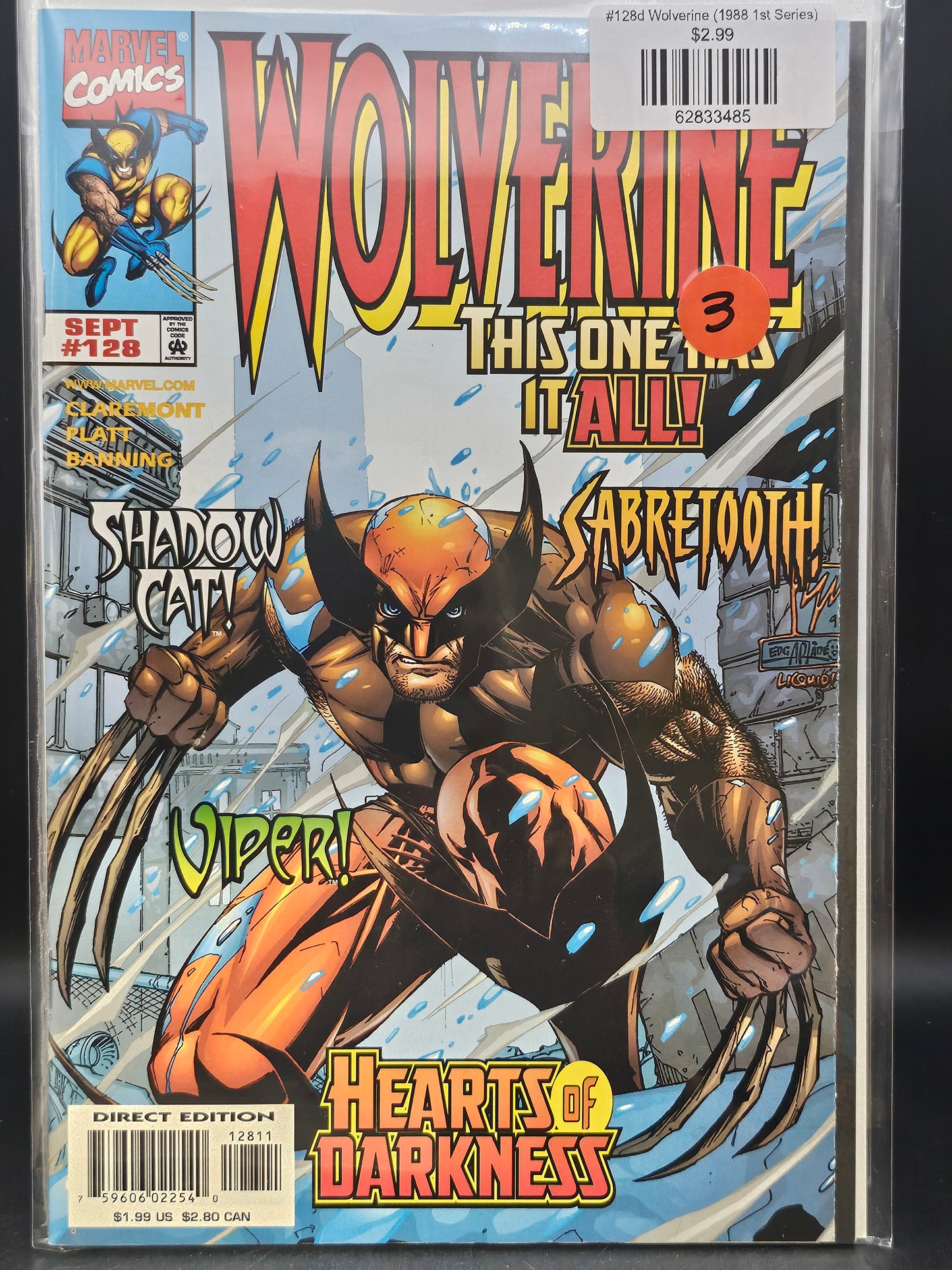 #128d Wolverine (1988 1st Series)