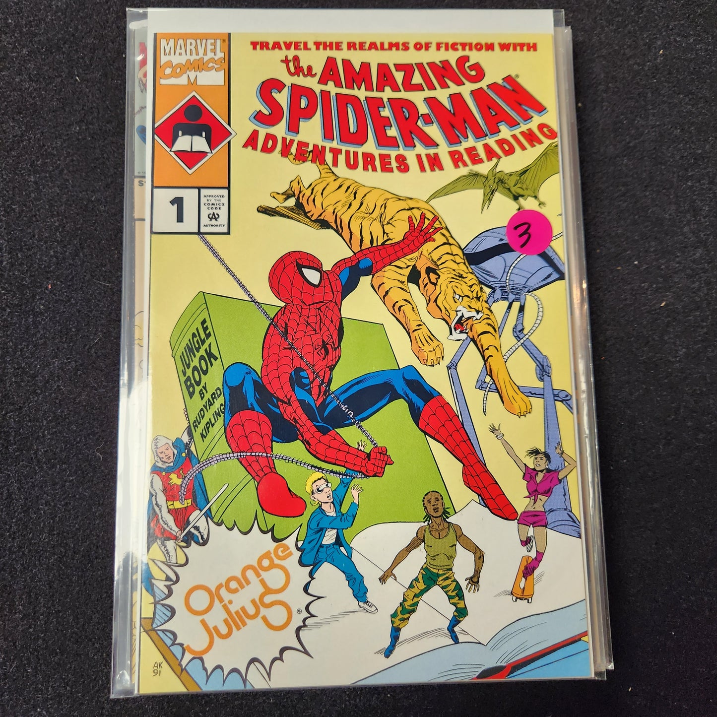 Adventures in Reading Starring the Amazing Spider-Man – Marvel Comics – (1991) – Volume 2 – #1 – ONE SHOT