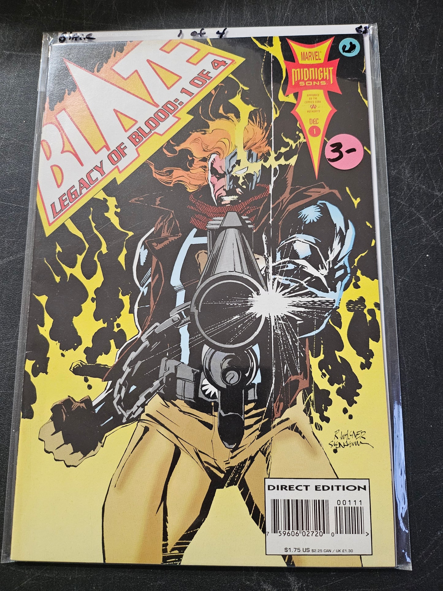 Blaze: Legacy of Blood – Marvel Comics – (1993–1994) – Volume 1 – Limited Series - #1 of 4