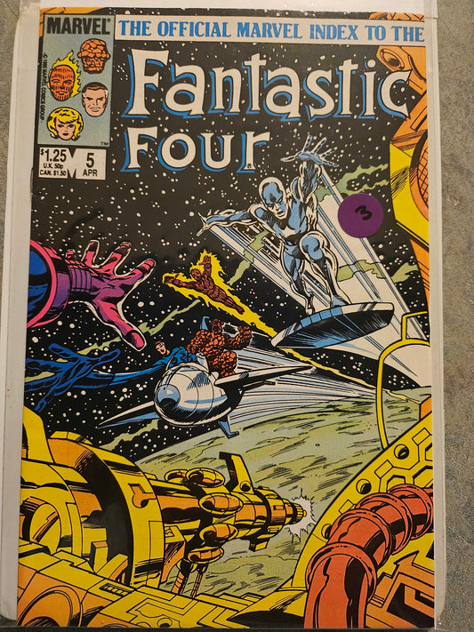101.102 Fantastic Four – #5 – Official Marvel Index (1985–1987)