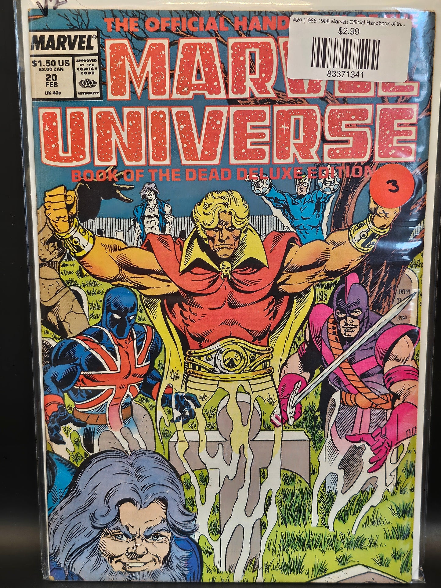 #20 (1985-1988 Marvel) Official Handbook of the Marvel Universe Deluxe Edition