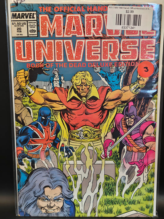 #20 (1985-1988 Marvel) Official Handbook of the Marvel Universe Deluxe Edition