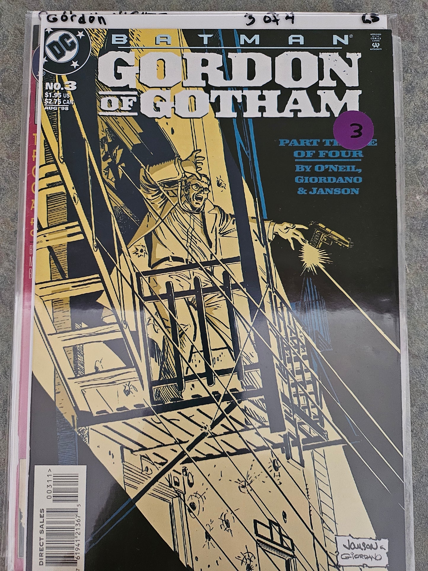 115.102 – #3 of 4 – limited series – Batman Gordon of Gotham 1998–1998