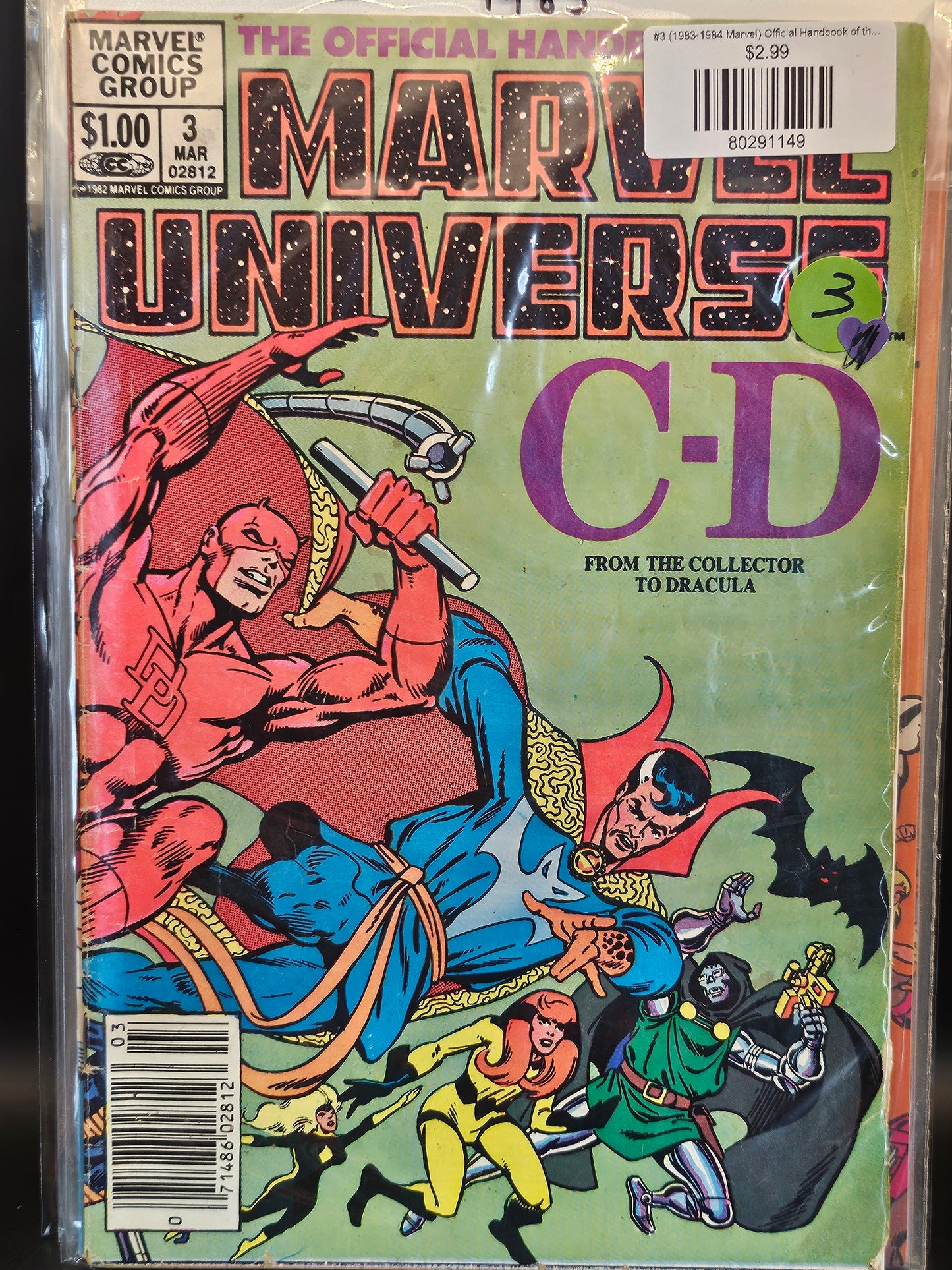 #3 (1983-1984 Marvel) Official Handbook of the Marvel Universe