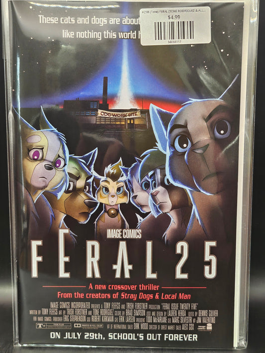 #25B (Tone) FERAL (TONE RODRIGUEZ & ALLEN PASSALAQUA FACULTY HOMAGE VAR)