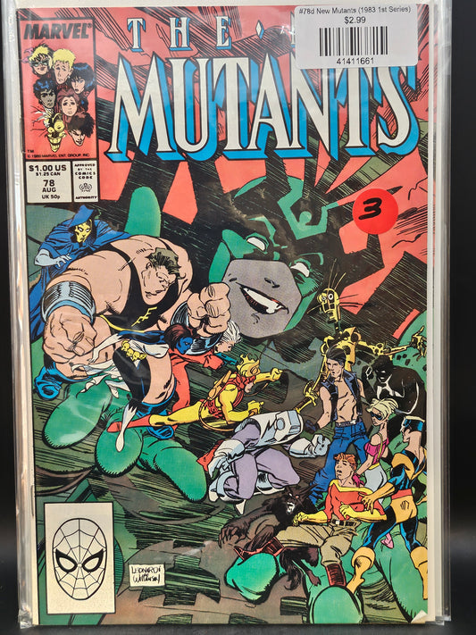 #78d New Mutants (1983 1st Series)