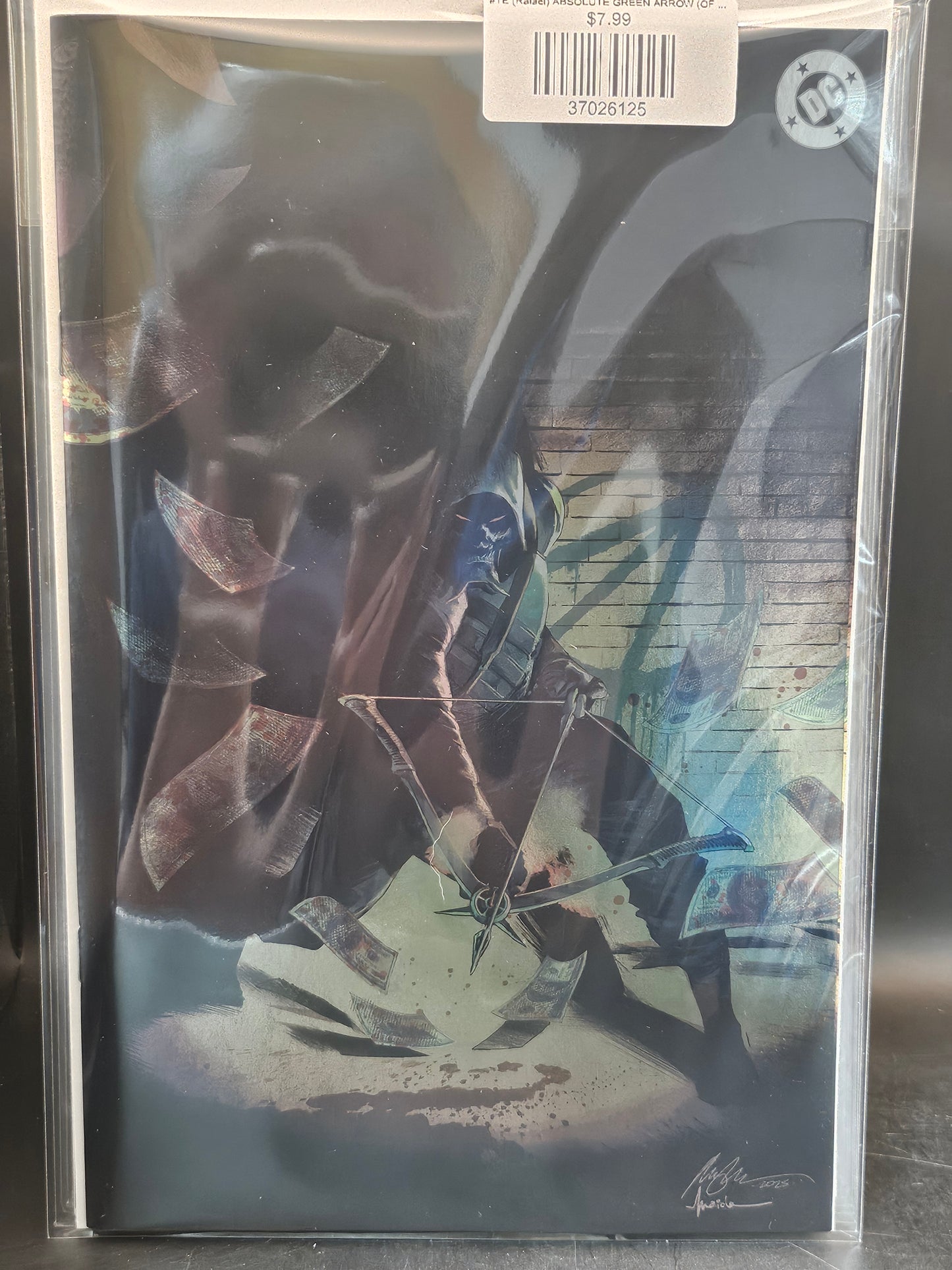 #1E (Rafael) ABSOLUTE GREEN ARROW (OF 6 RAFAEL ALBUQUERQUE FOIL VAR)