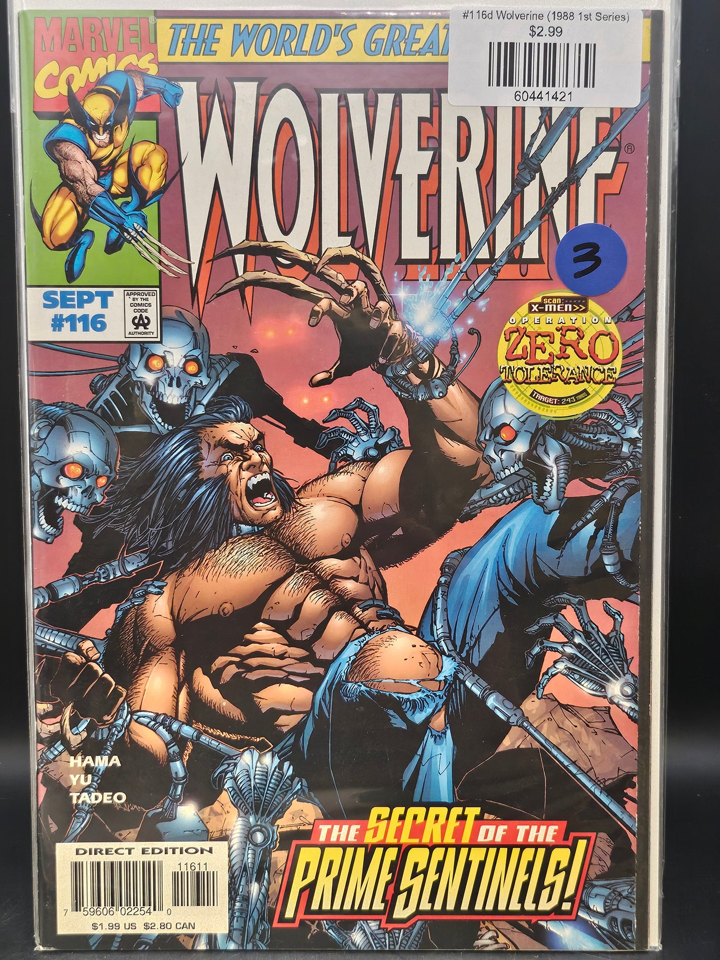 #116d Wolverine (1988 1st Series)