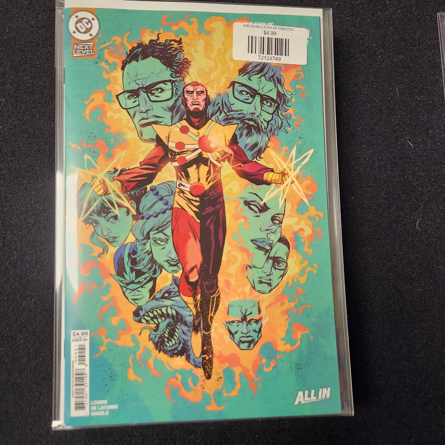 #2B (Sanford) FURY OF FIRESTORM (SANFORD GREENE CARD STOCK VAR OF 6)