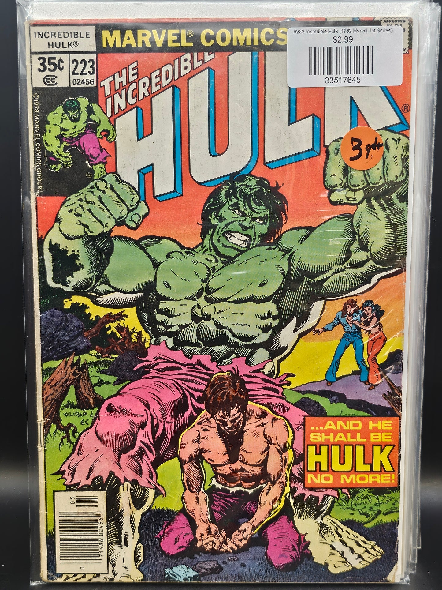 #223 Incredible Hulk (1962 Marvel 1st Series)