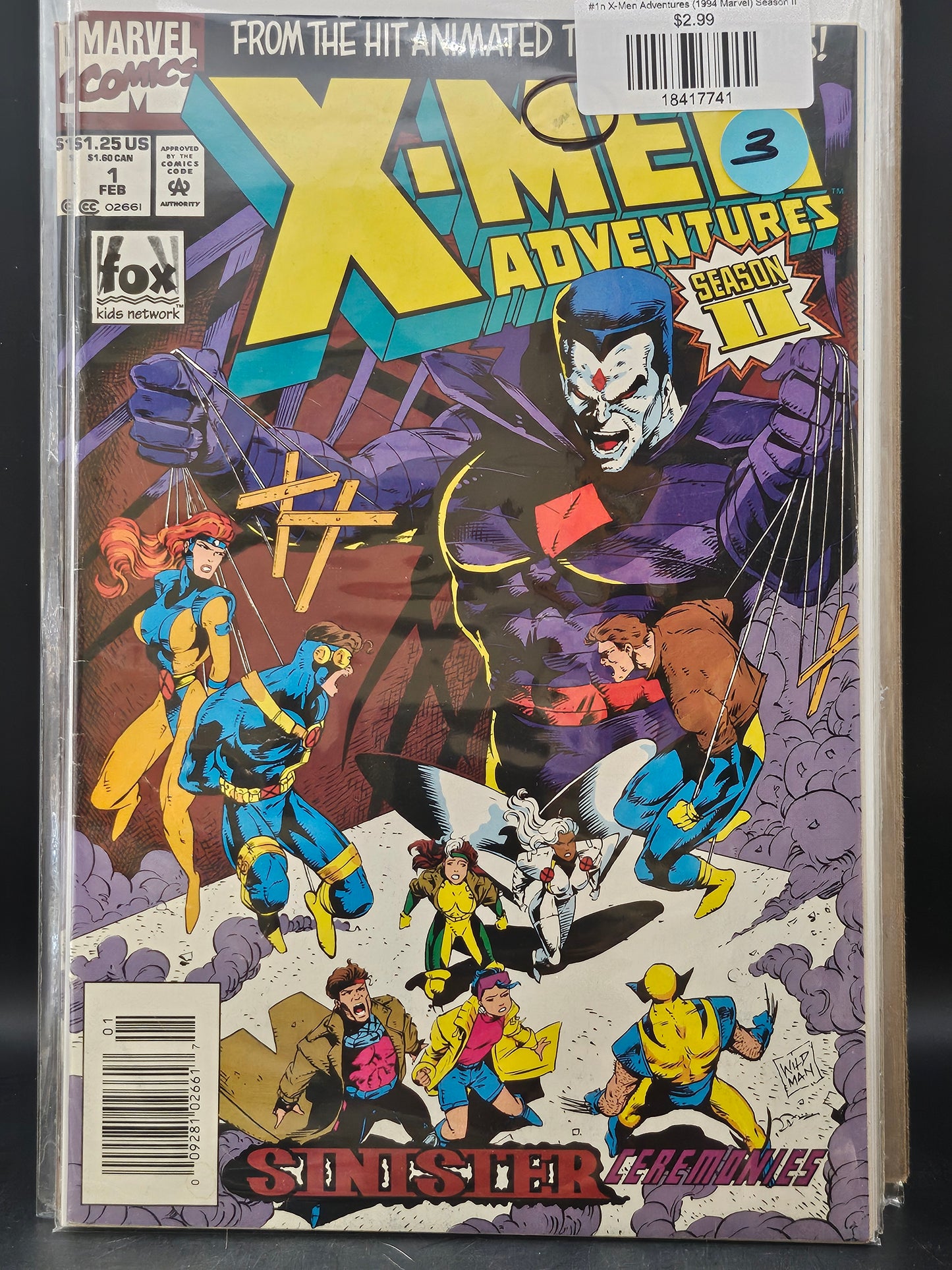 #1n X-Men Adventures (1994 Marvel) Season II