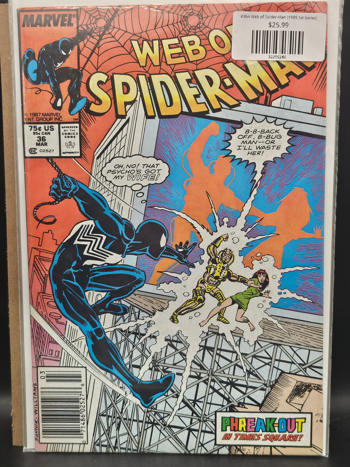 #36n Web of Spider-Man (1985 1st Series)