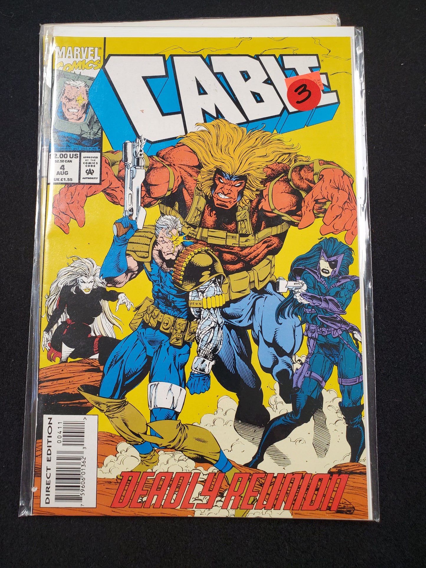 Cable – Marvel Comics – 1993–2002 – Volume 1 – #4 - Newsstand Edition